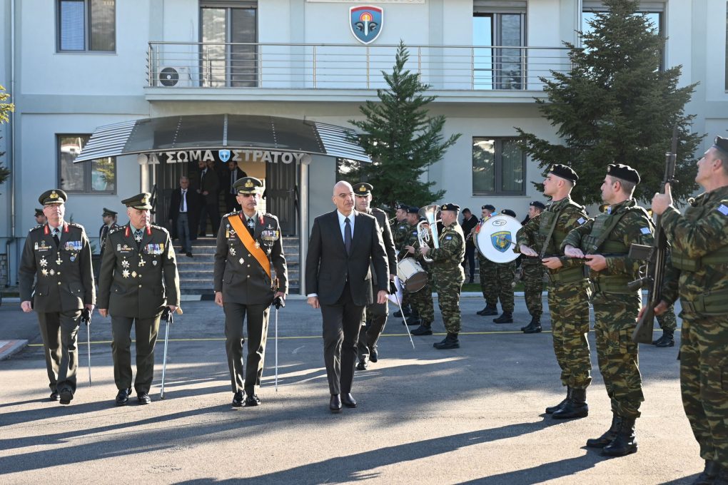 Παρουσία ΥΕΘΑ Νίκου Δένδια  στην τελετή παράδοσης – παραλαβής Διοικητή Δ’ ΣΣ «ΘΡΑΚΗ»