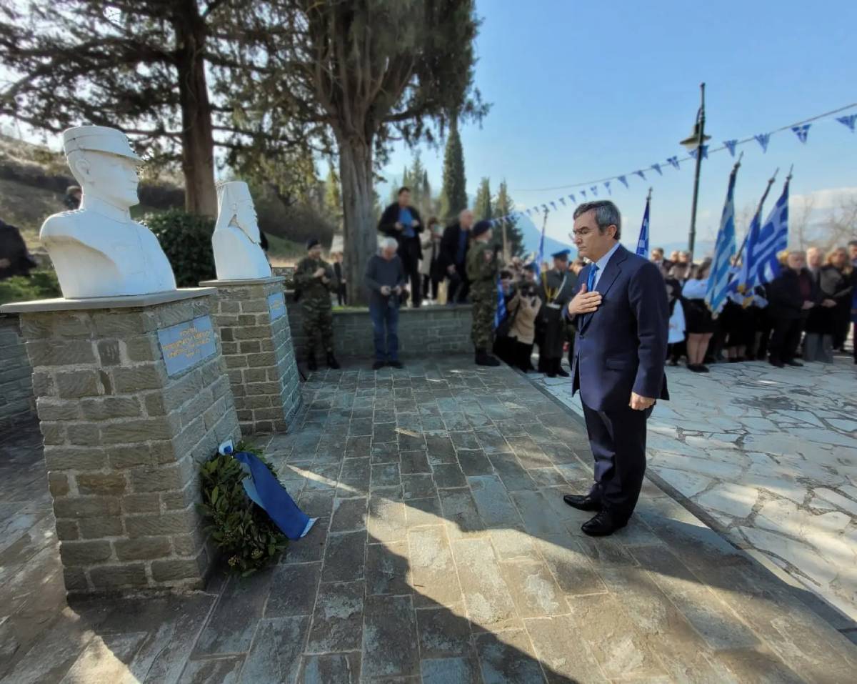 Ο Υφυπουργός Προστασίας του Πολίτη στις εκδηλώσεις για την 110η επέτειο από την απελευθέρωση της Κόνιτσας