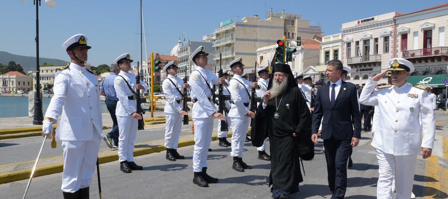 Επίσκεψη του Υπουργού Ναυτιλίας και Νησιωτικής Πολιτικής και του Αρχηγού του Λιμενικού Σώματος – Ελληνικής Ακτοφυλακής στη ν. Λέσβο