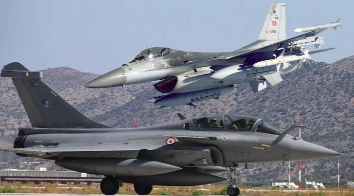 Milliyet: Τουρκικά F-16 θα πετάξουν δίπλα σε Rafale