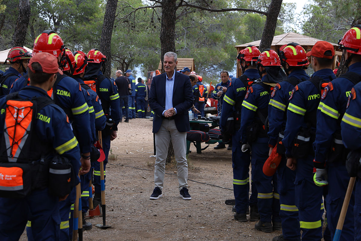 Άσκηση δασικής πυρκαγιάς μεγάλης έκτασης «ΔΙΑ ΠΥΡΟΣ 2023»