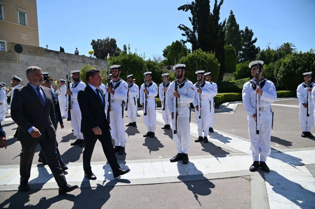 Ο ΥΦΕΘΑ Νικόλαος Χαρδαλιάς στην εκδήλωση εορτασμού «ΣΑΛΑΜΙΝΙΑ 2022», ως εκπρόσωπος του Προέδρου της Ελληνικής Κυβέρνησης