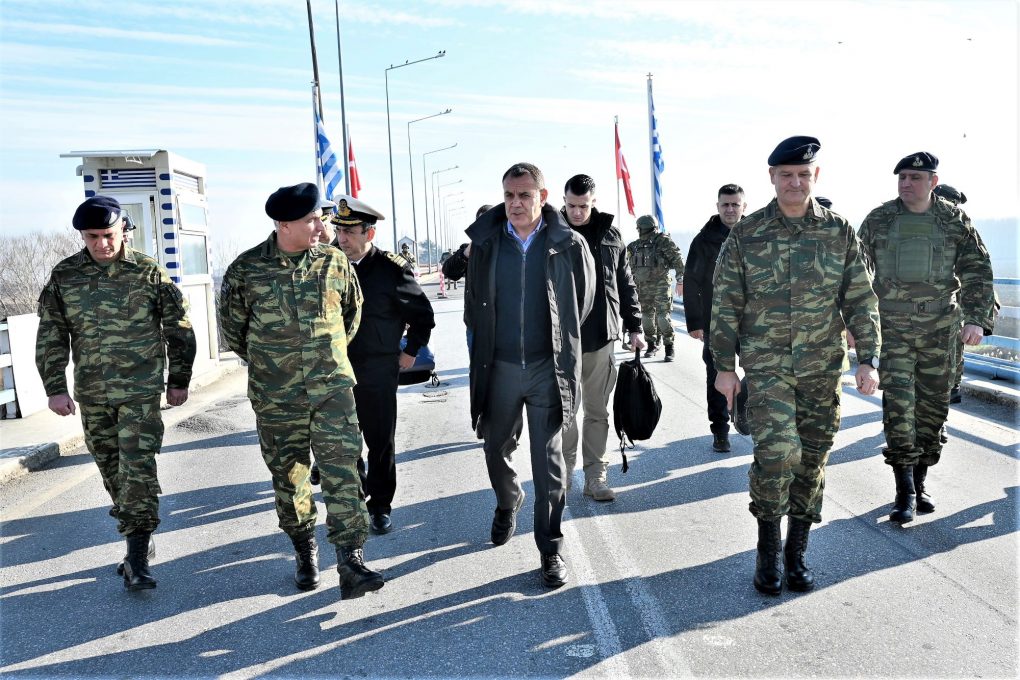 Επίσκεψη Υπουργού Εθνικής Αμύνης Νικόλαου Παναγιωτόπουλου στον Έβρο