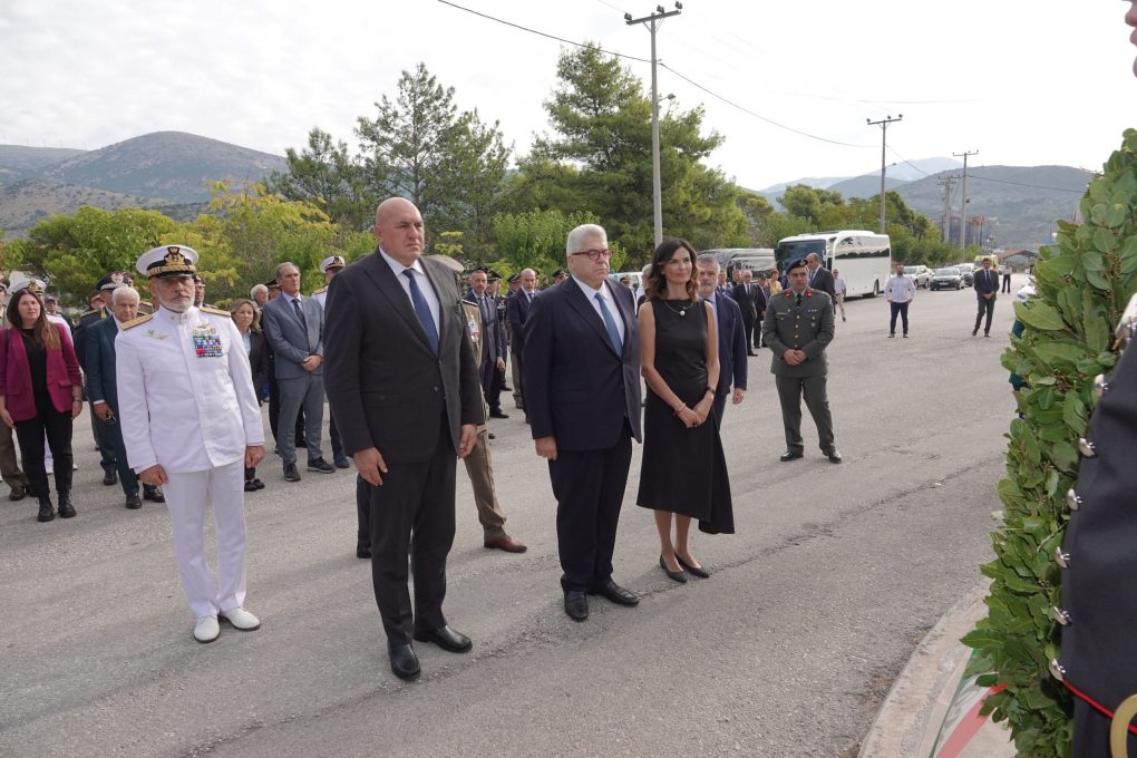 Παρουσία του ΓΓ του Υπουργείου Εθνικής Άμυνας, στις επετειακές εκδηλώσεις μνήμης για τα 80 χρόνια από τη σφαγή Ιταλών αιχμαλώτων από γερμανικά στρατεύματα κατοχής στην Κεφαλονιά