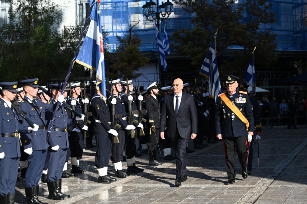 Παρουσία Υπουργού Εθνικής Άμυνας Νίκου Δένδια στις τελετές εορτασμού της Ημέρας των Ενόπλων Δυνάμεων