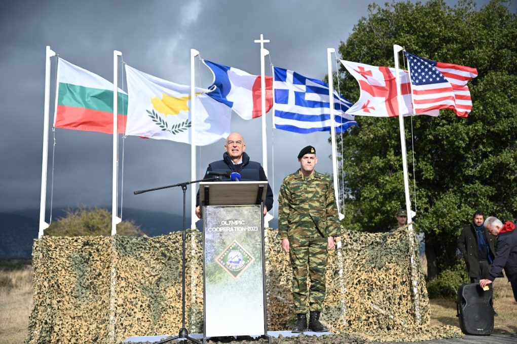 Παρουσία ΥΕΘΑ Νίκου Δένδια στην τελική φάση της Άσκησης «Olympic Cooperation 23» στο Πεδίο Βολής Πετροχωρίου Ξάνθης