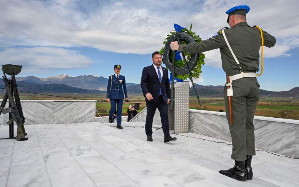 Ο ΥΦΕΘΑ Νικόλαος Χαρδαλιάς εκπροσώπησε την Κυβέρνηση στην 82η Επέτειο της Μάχης των Οχυρών