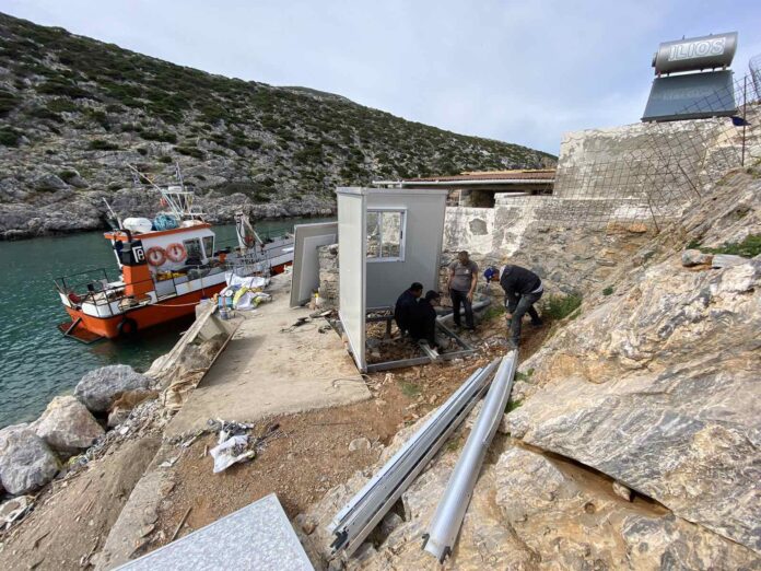 Εργασίες της ΓΕΕΘΑ/ΜΟΜΚΑ στην Νήσο Κίναρο