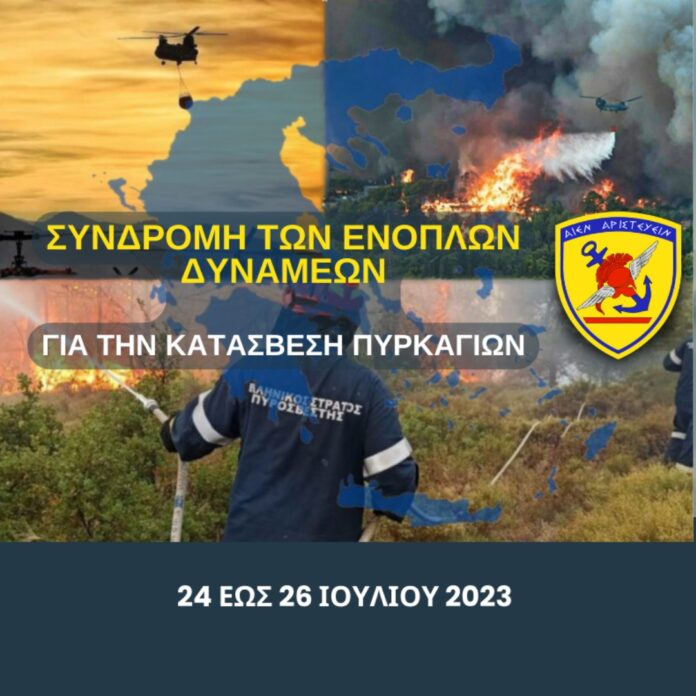 Συνδρομή των Ενόπλων Δυνάμεων σε Κατάσβεση – Πρόληψη Πυρκαγιών – Infographic