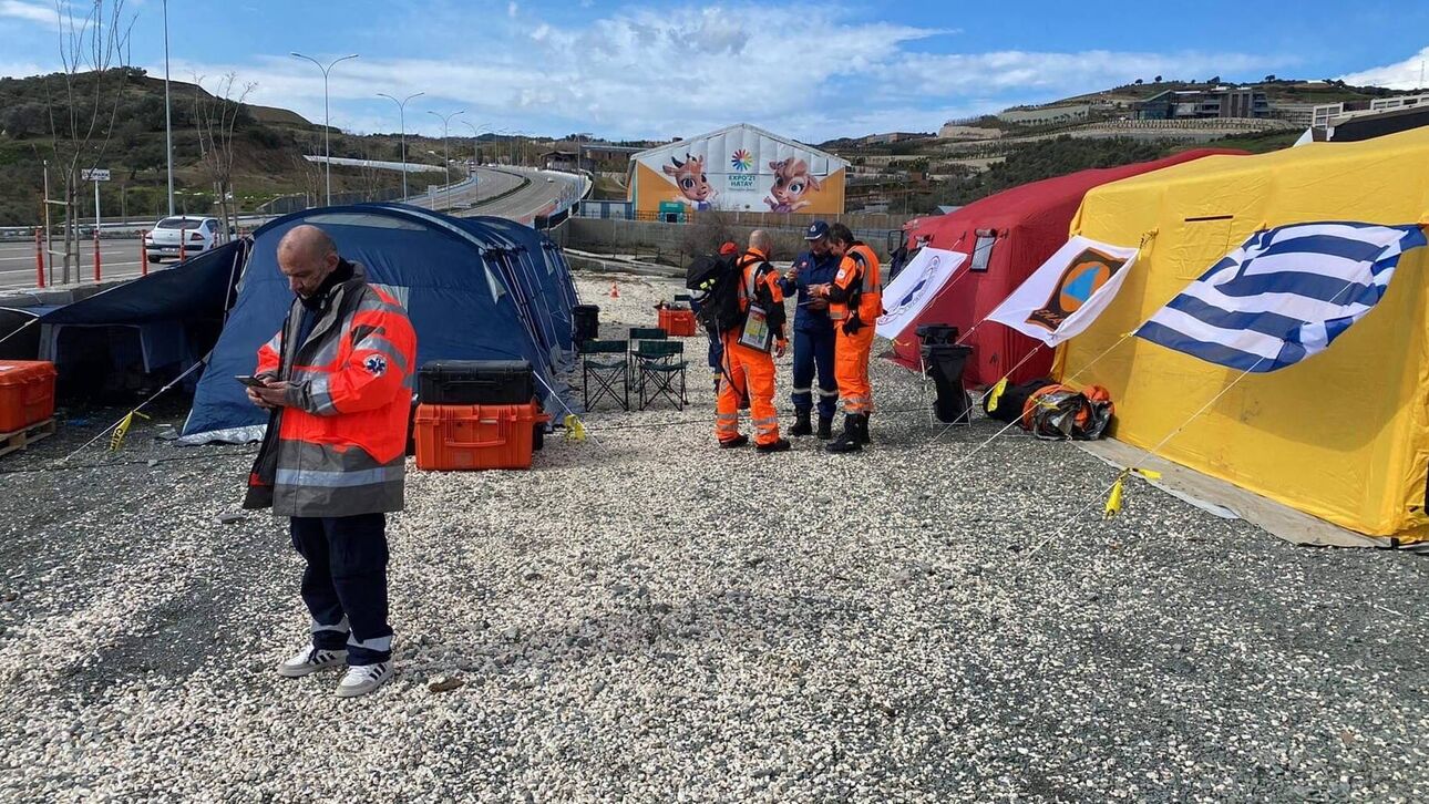 Ενέργειες της Ελληνικής Αποστολής έρευνας και διάσωσης στην Τουρκία