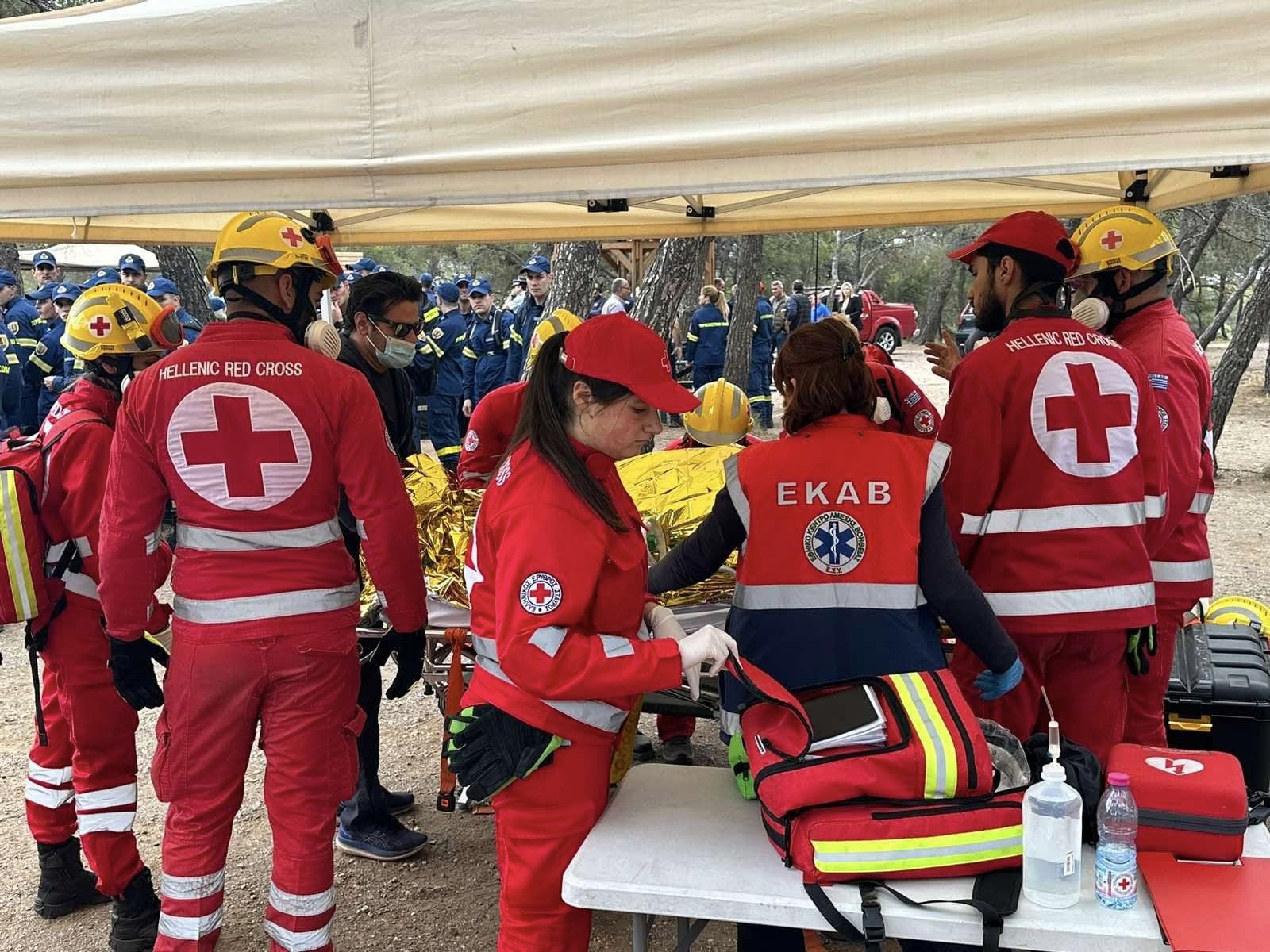 Ελληνικός Ερυθρός Σταυρός: Oι εθελοντές Σαμαρείτες-Διασώστες συμμετείχαν στη μεγάλη άσκηση «ΔΙΑ ΠΥΡΟΣ 2023»  του Πυροσβεστικού Σώματος