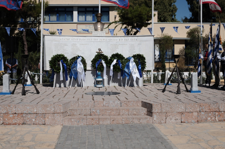 Τελετή 79ης Επετείου από τη Βύθιση του Αντιτορπιλικού «ΒΑΣΙΛΙΣΣΑ ΟΛΓΑ» στη ν. Λέρο