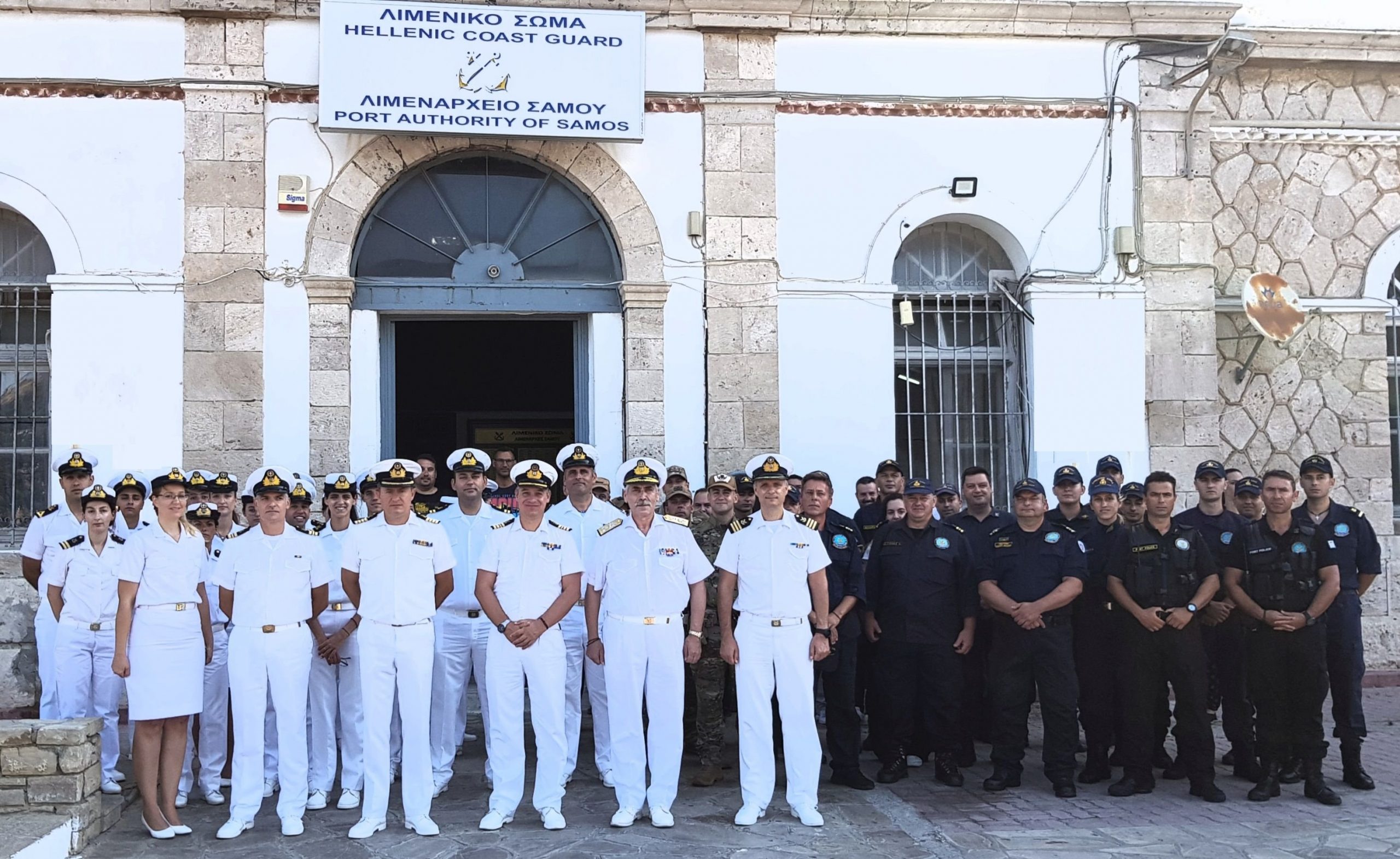 Επίσκεψη Αρχηγού Λιμενικού Σώματος–Ελληνικής Ακτοφυλακής στη ν. Σάμο