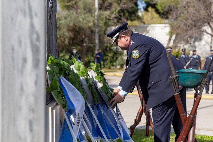 Τελετή επιμνημόσυνης δέησης υπέρ των αστυνομικών που έχασαν τη ζωή τους κατά την εκτέλεση του καθήκοντος