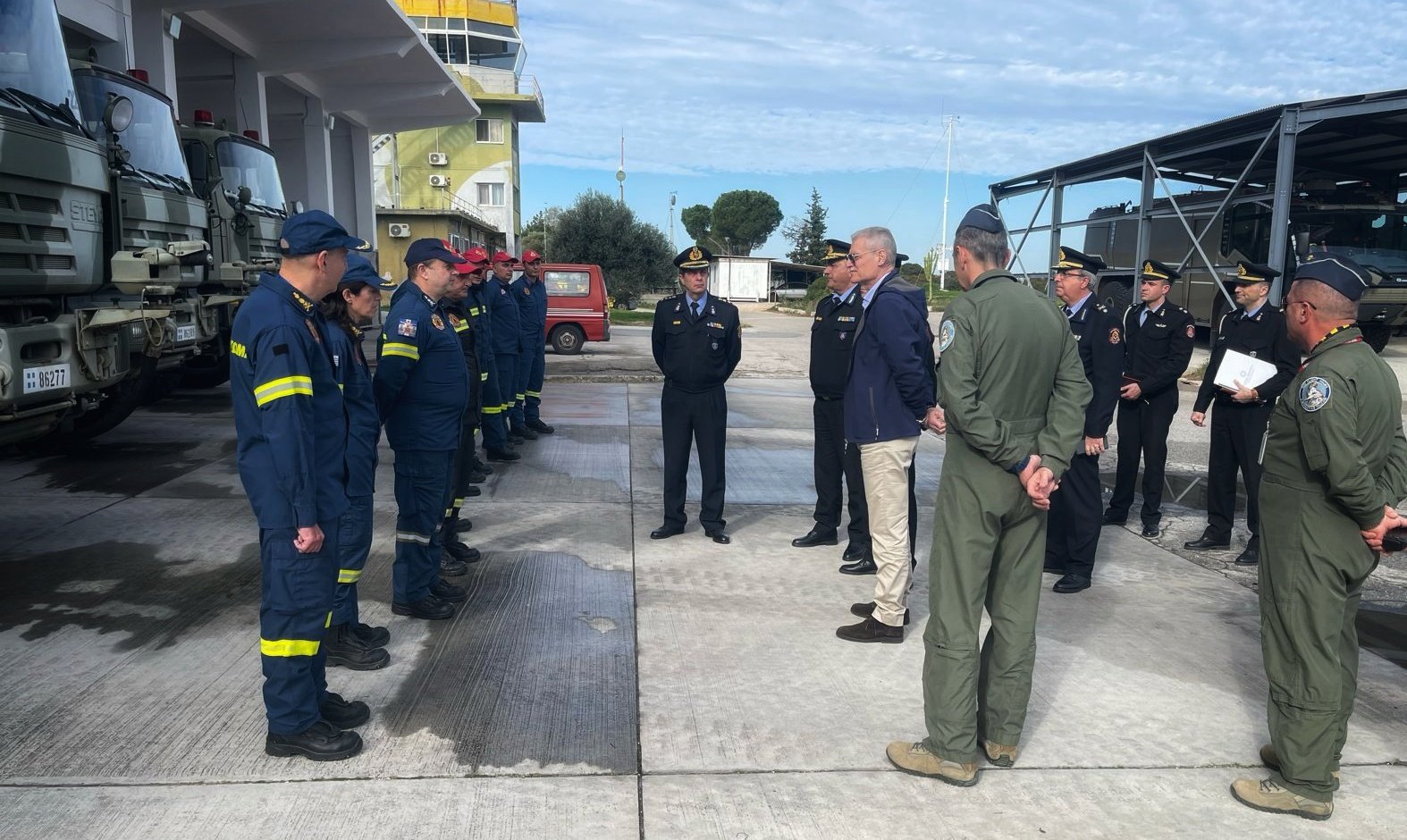 Τα Χανιά και το Ρέθυμνο επισκέφθηκε ο Ευ. Τουρνάς για τον σχεδιασμό της αντιπυρικής περιόδου