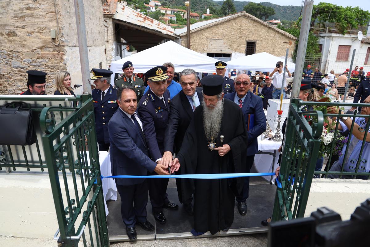 Εγκαίνια του Πυροσβεστικού Κλιμακίου Πλωμαρίου Λέσβου