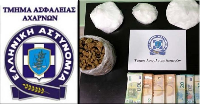 Νέο “χτύπημα” της Ασφάλειας Αχαρνών σε εμπόρους ναρκωτικών στην Αυλίζα