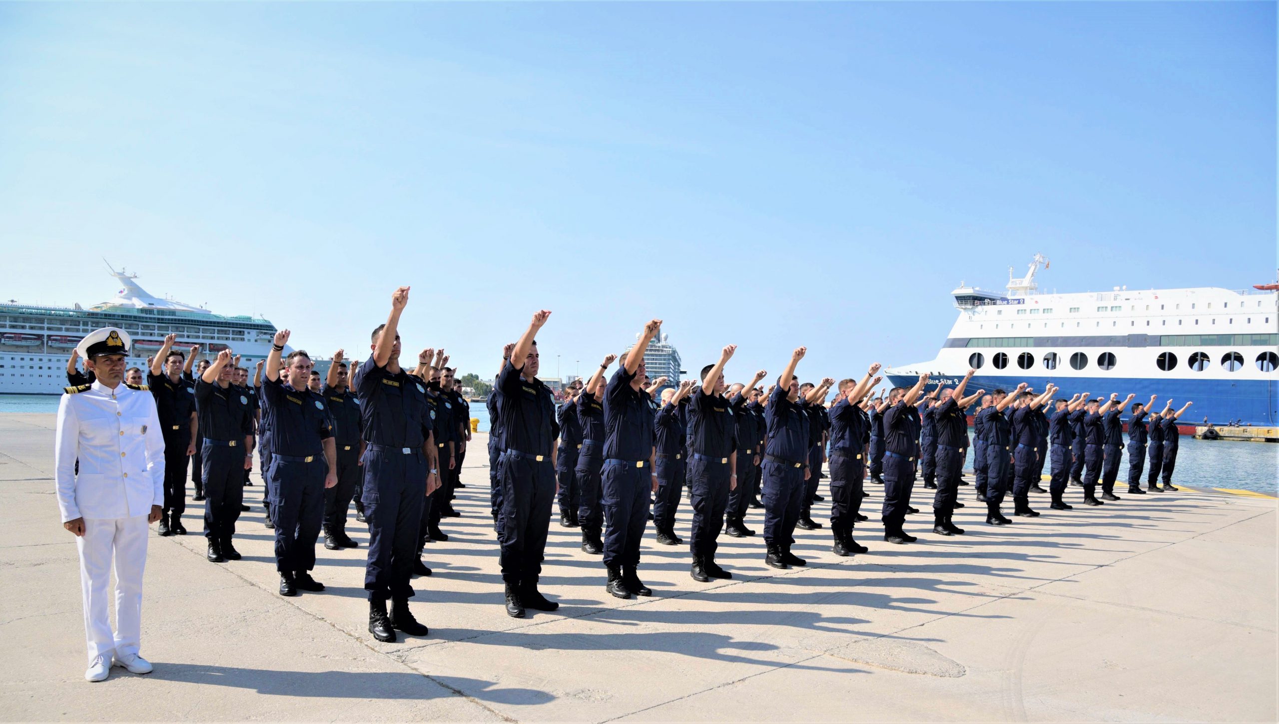 Τελετή Ορκωμοσίας Νεοκαταταγέντων Σημαιοφόρων Λ.Σ. απευθείας κατάταξης ειδικότητας Κυβερνήτη και Μηχανικού