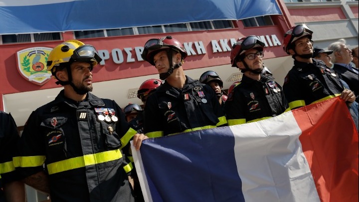 Στην Ελλάδα η αποστολή των Γάλλων πυροσβεστών