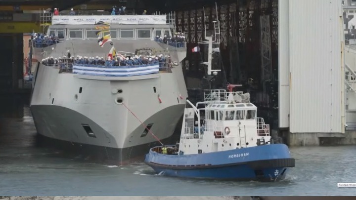 Video της Naval Group από την προετοιμασία καθέλκυσης της φρεγάτας FDI