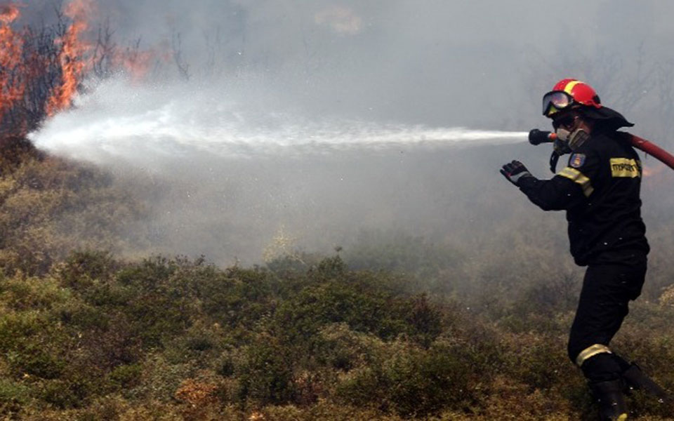 Πυρκαγιά στη Νάξο: Ενισχυθήκαν οι πυροσβεστικές δυνάμεις