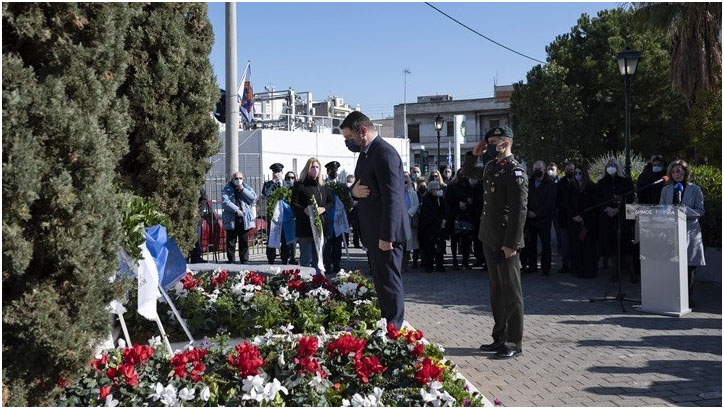 Παρουσία του Ν. Χαρδαλιά στην εκδήλωση μνήμης για τους 63 πεσόντες αεροπόρους του αεροσκάφους C-130 στο όρος Όθρυς