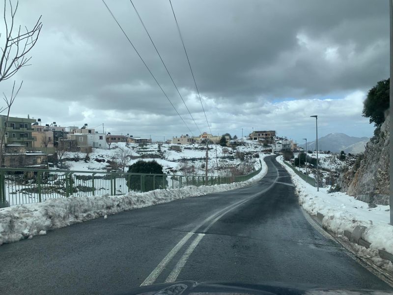 Ανακοίνωση ΓΕΔΑΠ Κρήτης για το οδικό δίκτυο λόγω κακοκαιρίας