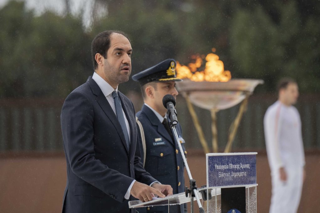 Παρουσία ΥΦΕΘΑ Γιάννη Κεφαλογιάννη στην Τελετή Υποδοχής της Ολυμπιακής Φλόγας στο Στρατόπεδο «Στρατάρχη Αλέξανδρου Παπάγου»