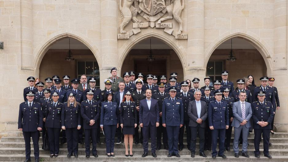 Στο Προεδρικό φοιτητές και αξιωματικοί της Σχολής Εθνικής Ασφάλειας της Ελλάδας