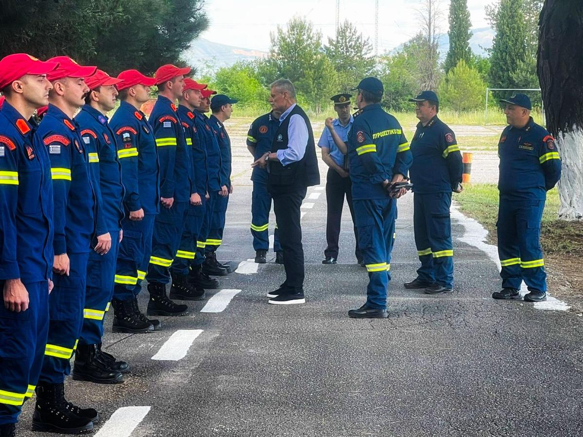 Στην Κοζάνη ο Ευ. Τουρνάς – Πρόληψη, επιχειρησιακή ετοιμότητα και στενή συνεργασία με όλους τους φορείς