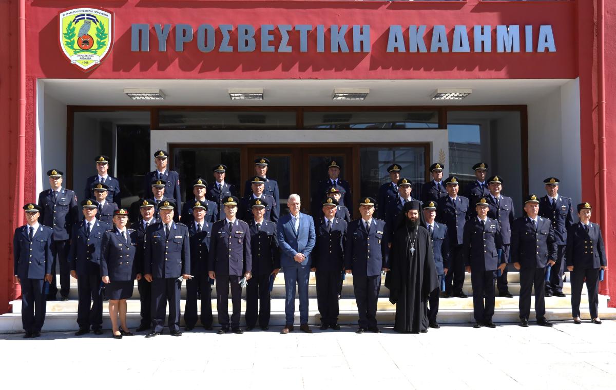 Τελετή ορκωμοσίας αποφοίτων Ανθυποπυραγών εκ Πυρονόμων (βίντεο)