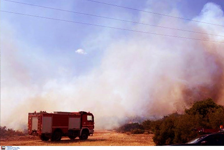 Πυρκαγιά σε χώρο εναπόθεσης απορριμμάτων στην Ύδρα