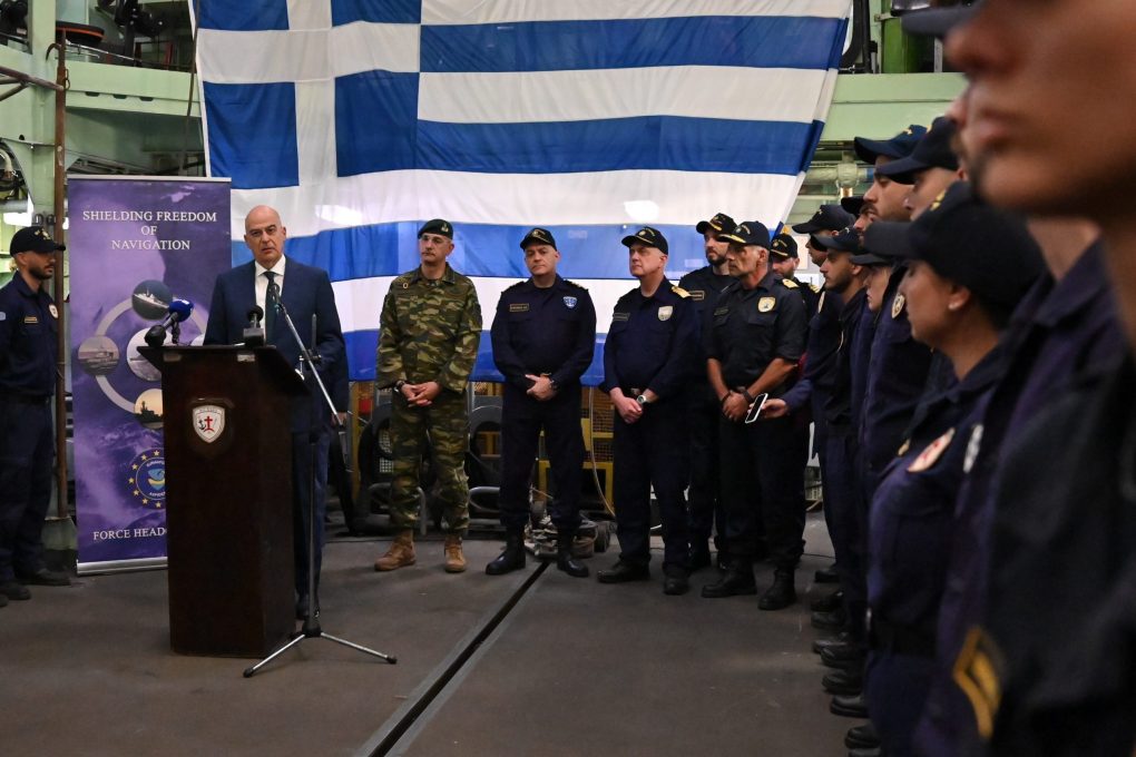 Επίσκεψη ΥΕΘΑ Νίκου Δένδια στην Φ/Γ «ΨΑΡΑ»