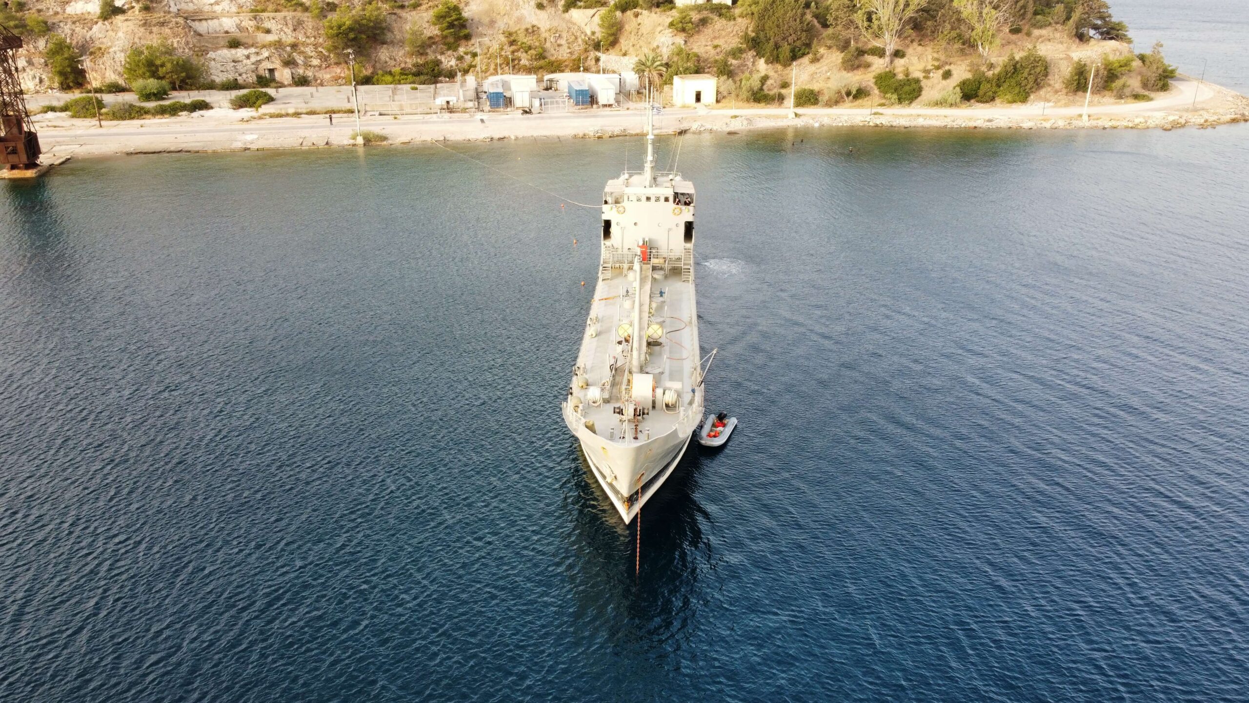 Υδροδότηση ν. Λέρου με Πλοία του Πολεμικού Ναυτικού