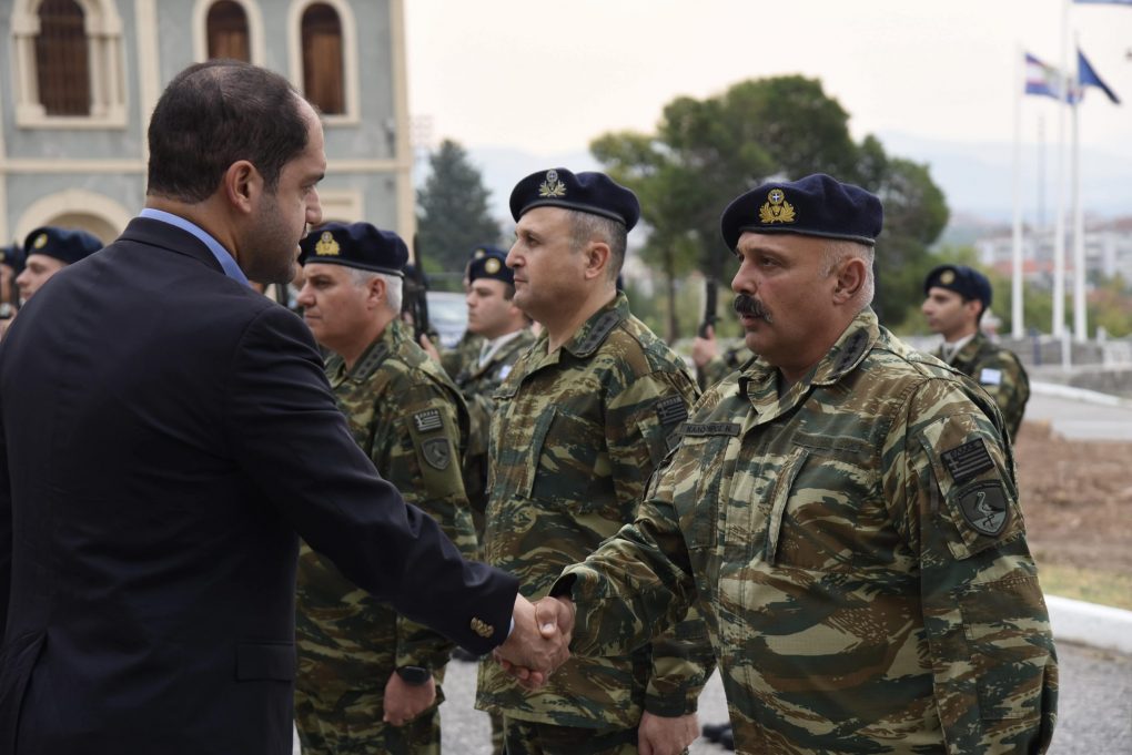 Επίσκεψη ΥΦΕΘΑ Γιάννη Κεφαλογιάννη στην 9η Μηχανοποιημένη Ταξιαρχία Πεζικού