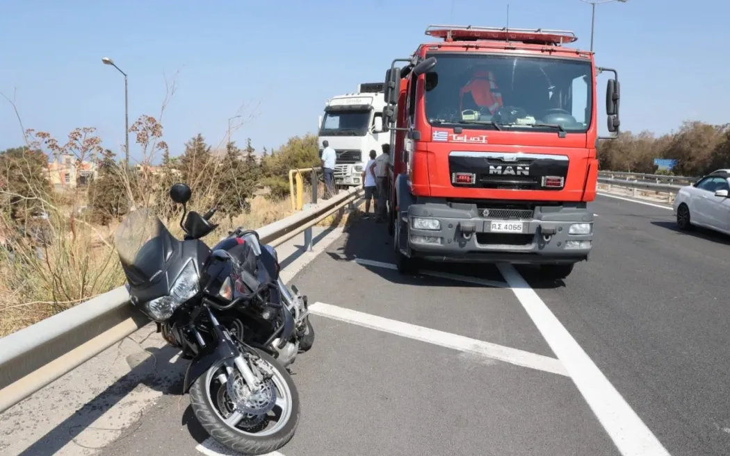 Ηράκλειο: Νεκρός μοτοσυκλετιστής στον ΒΟΑΚ