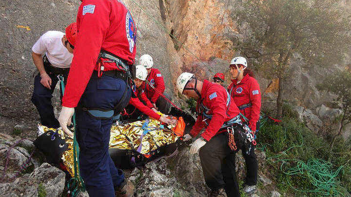 Στο 424 ΓΣΝ ο ο τραυματίας από το Άγιον Όρος