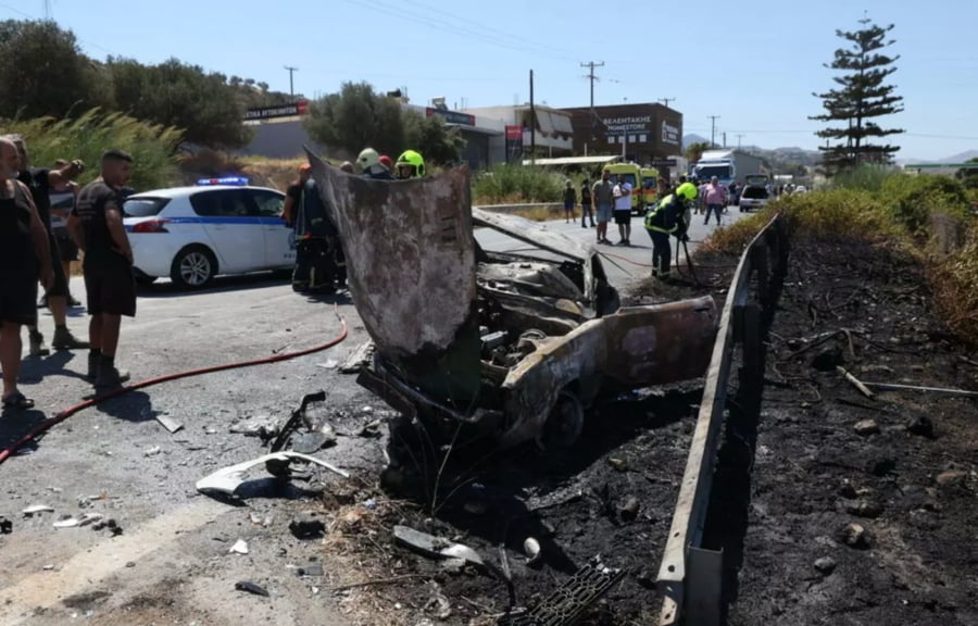 Ηράκλειο: Νεκρός 25 χρονος οδηγός σε τροχαίο