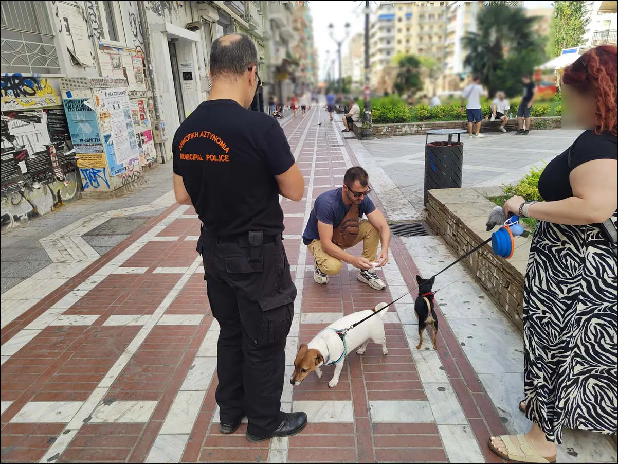 Έλεγχοι σε δεσποζόμενα ζώα συντροφιάς  από το Α.Τ. Κορδελιού – Ευόσμου, κατά το δίμηνο Ιουλίου – Αυγούστου 2024