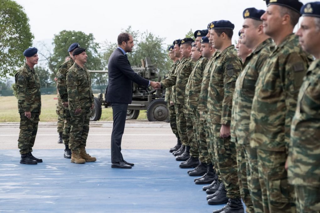 Στην έδρα της 34ης Μηχανοκίνητης Ταξιαρχίας ο Ι. Κεφαλογιάννης