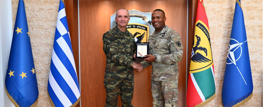 Επίσκεψη στο ΓΕΣ του Διοικητή του 21st Theater Sustainment Command