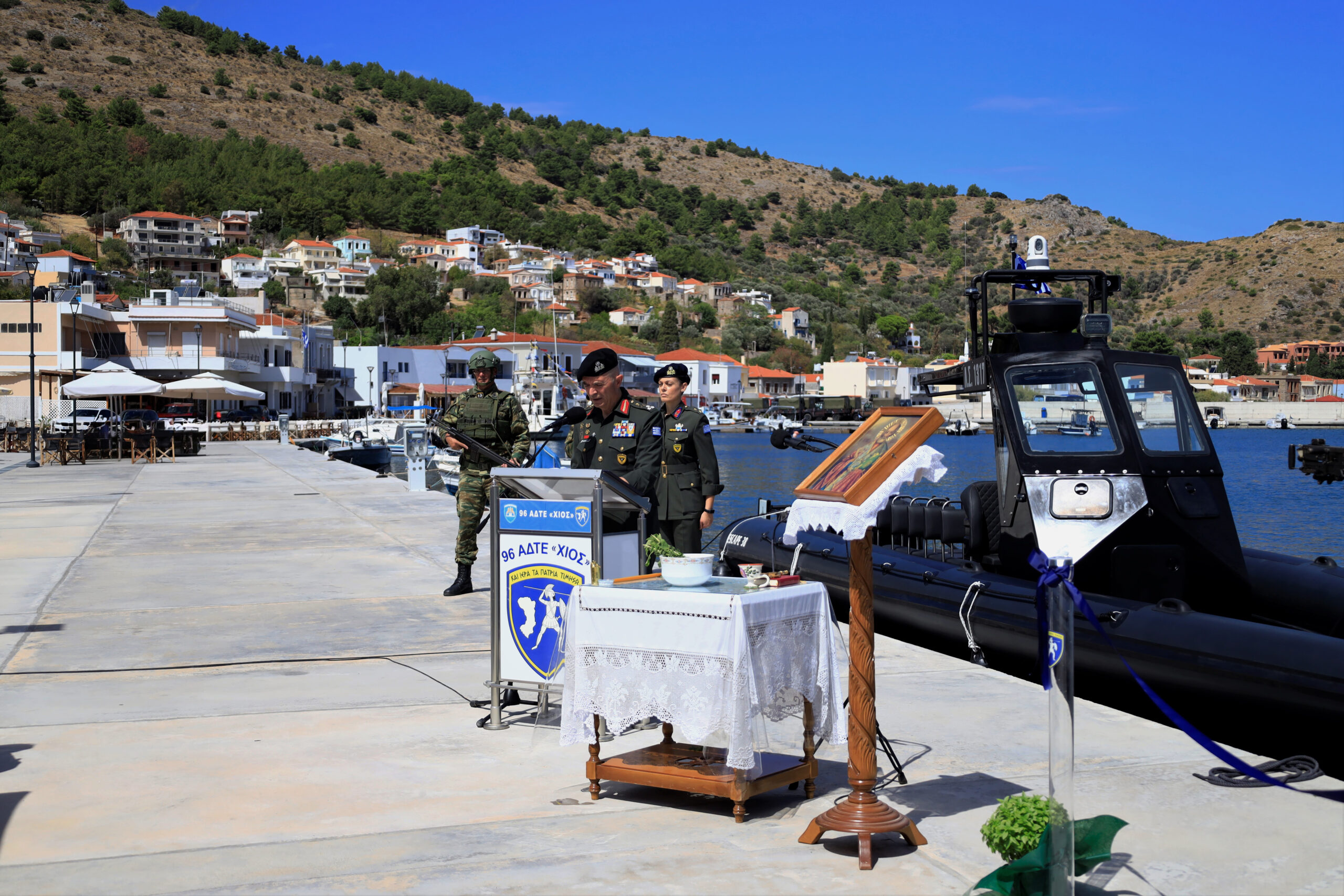 Τελετή Παραλαβής Δύο Ταχυπλόων Σκαφών στην 96 ΑΔΤΕ