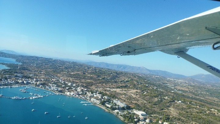 Πρώτη πτήση της Hellenic Seaplanes με υδροπλάνο, προς την Ερμιόνη Αργολίδας