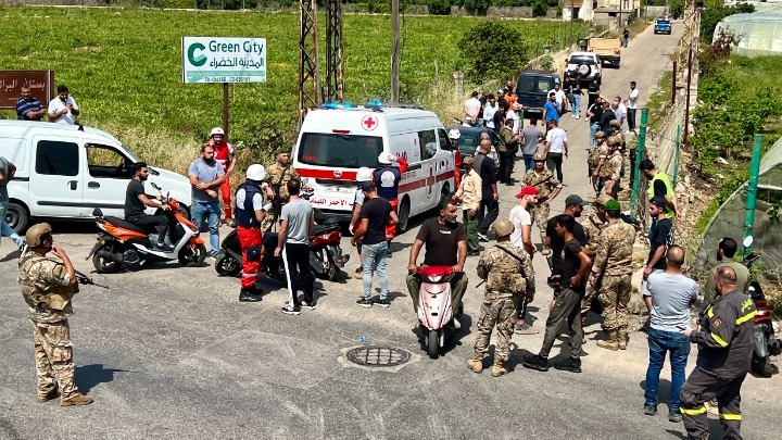 Πολλοί διασώστες του Ερυθρού Σταυρού που βρίσκονταν σε αποστολή στον νότιο Λίβανο τραυματίστηκαν σε πλήγμα