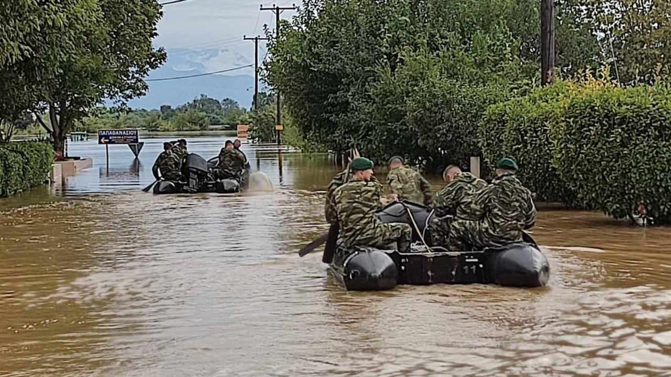 Συνδρομή Ενόπλων Δυνάμεων στην αντιμετώπιση των συνεπειών της κακοκαιρίας «Bora»