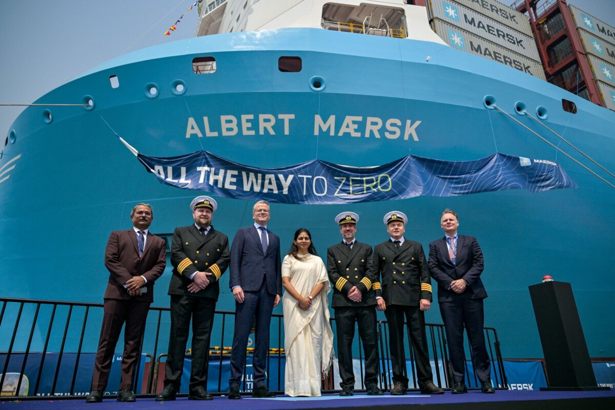 «Albert Maersk»: To ενδέκατο containership μεθανόλης της Maersk