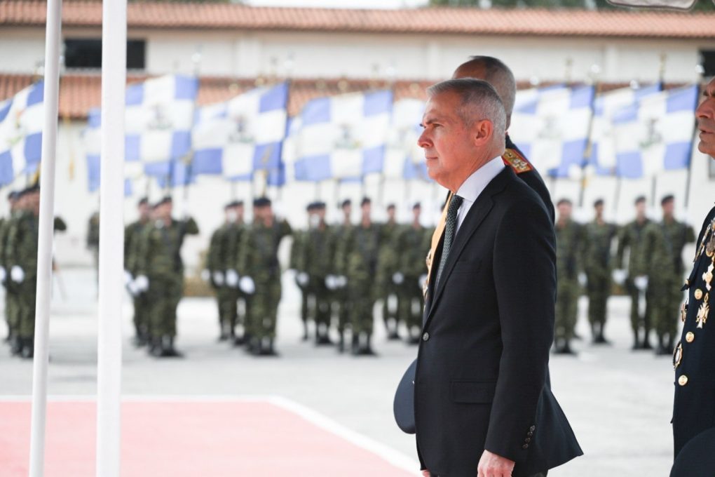 Παρουσία ΥΦΕΘΑ στην τελετή εορτασμού του Προστάτη του Στρατού Ξηράς και του Πεζικού Αγίου Γεωργίου στη Σχολή Πεζικού