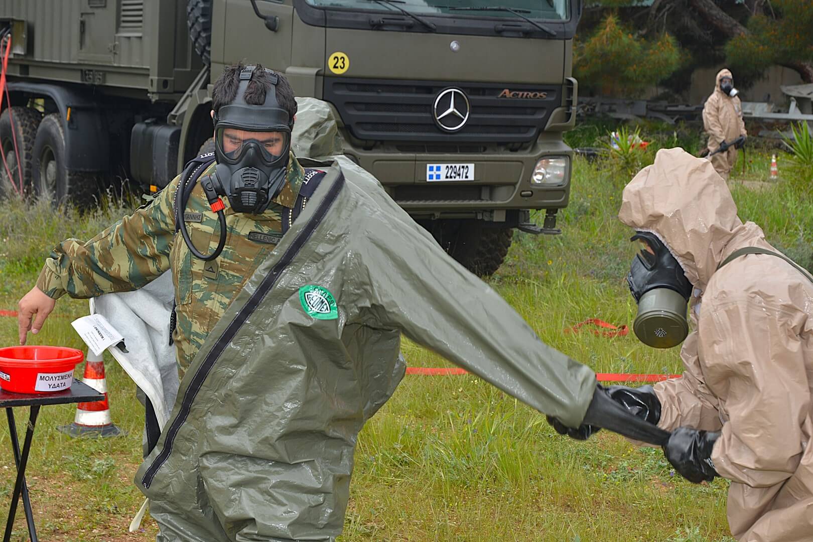 Άσκηση Μείζονος Ατυχήματος στο Ναυτικό Οχυρό Σκαραμαγκά