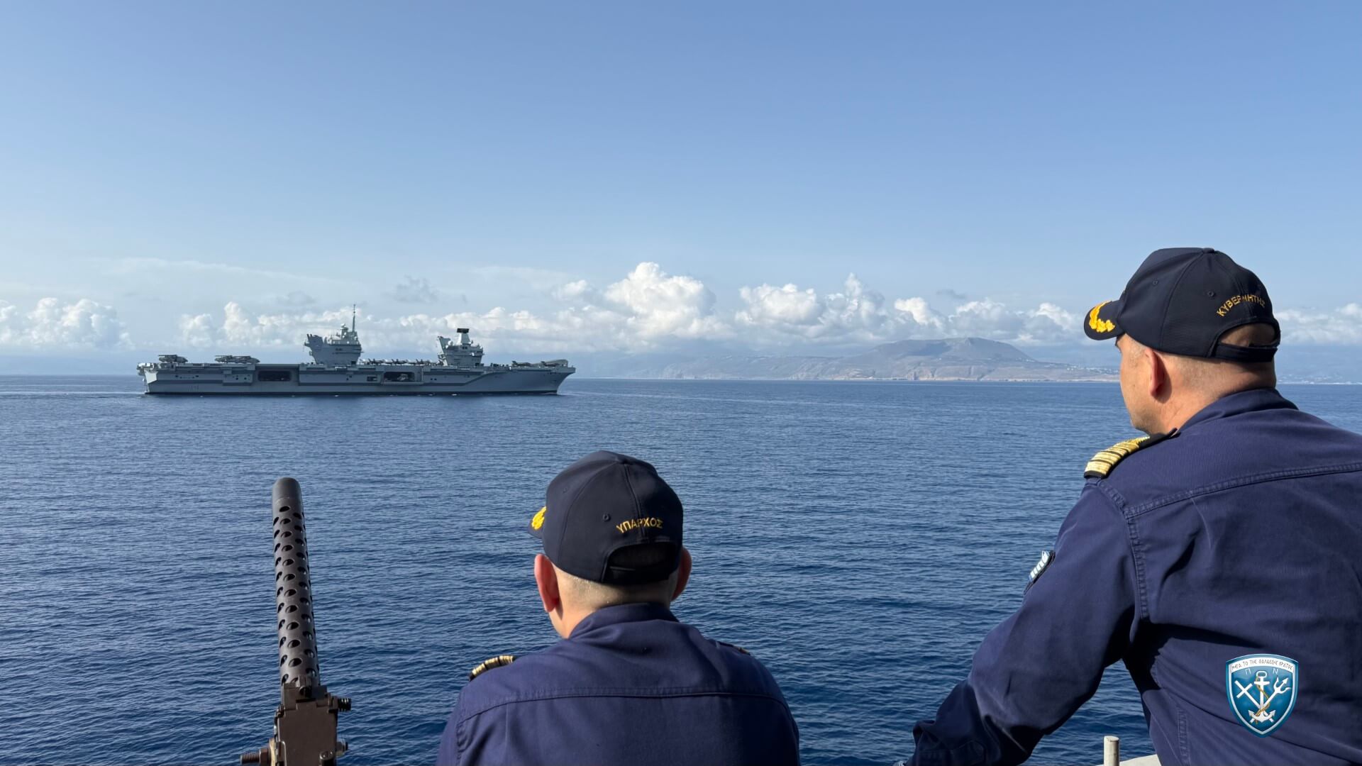 Συνεκπαίδευση Φρεγάτας ΝΙΚΗΦΟΡΟΣ ΦΩΚΑΣ με το Αεροπλανοφόρο PRINCE OF WALES του Βρετανικού Πολεμικού Ναυτικού