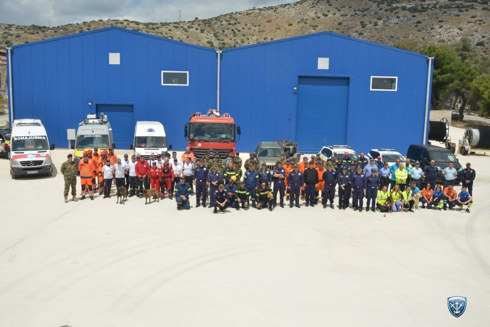 Άσκηση Μείζονος Ατυχήματος στο Ναύσταθμο Σαλαμίνας